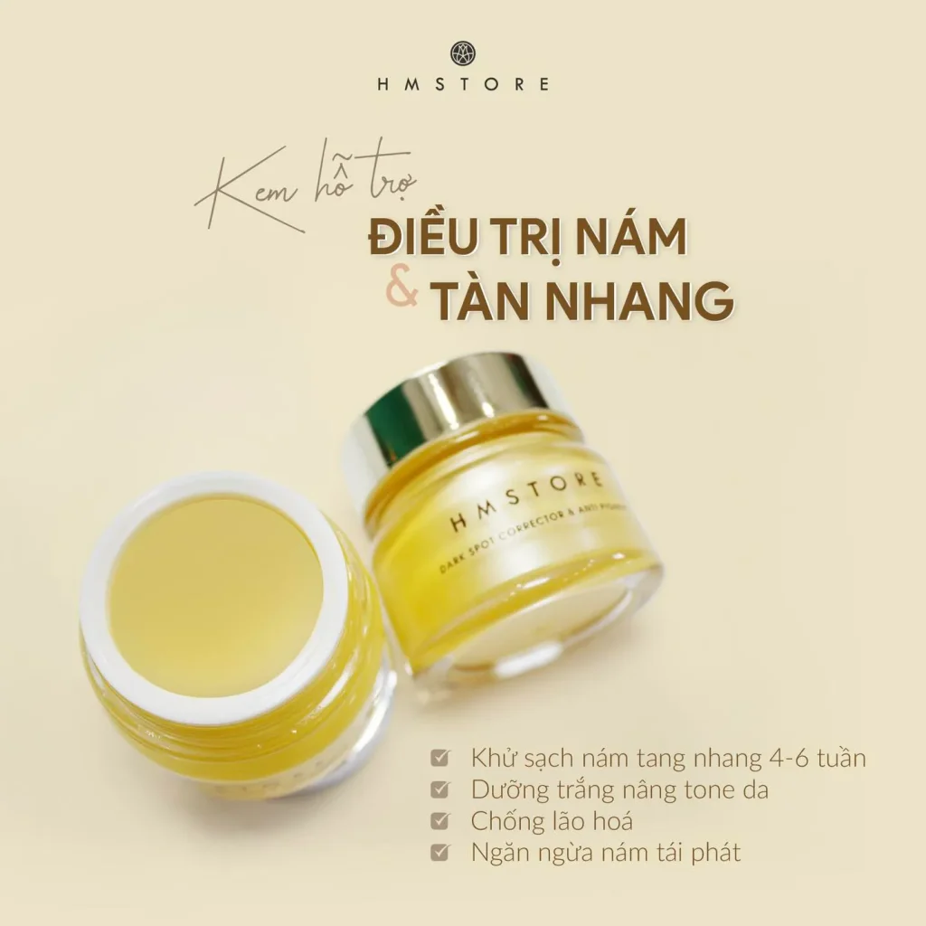 Các thành phần "vàng" trong mỹ phẩm trị nám tàn nhang