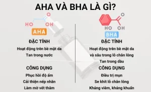 thành phần AHA BHA là gì